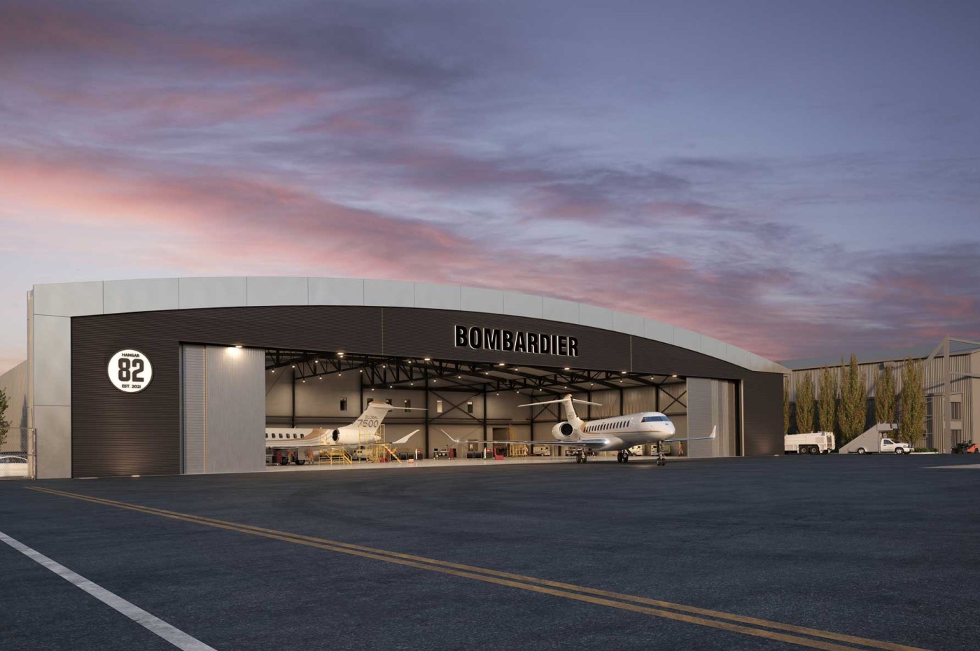 Melbourne Service Centre hangar