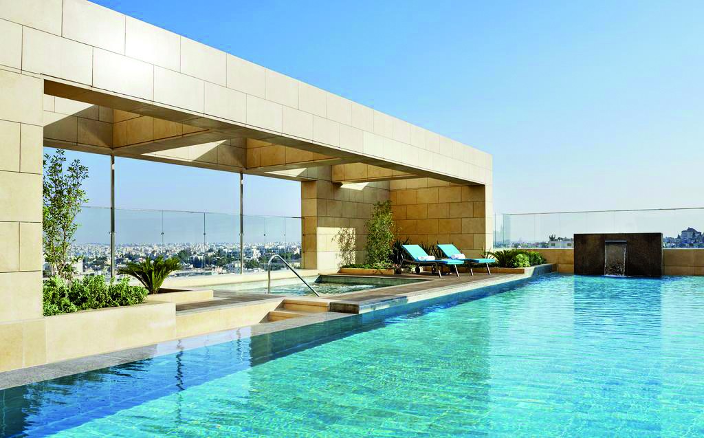 Hébergement de luxe : Penthouse Suite du Fairmont Amman.