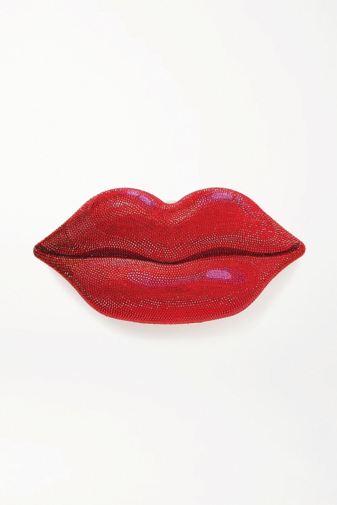 Lips clutch by Leiber