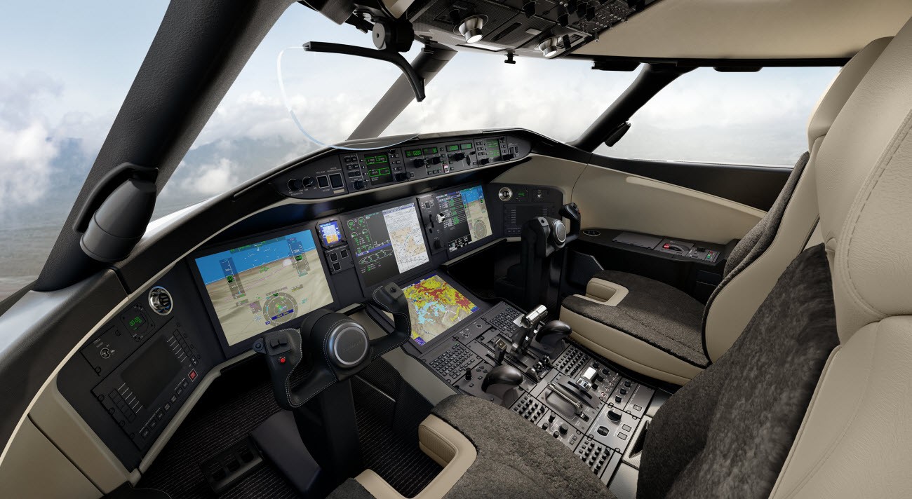 Global 5500 - Bombardier vision flight deck