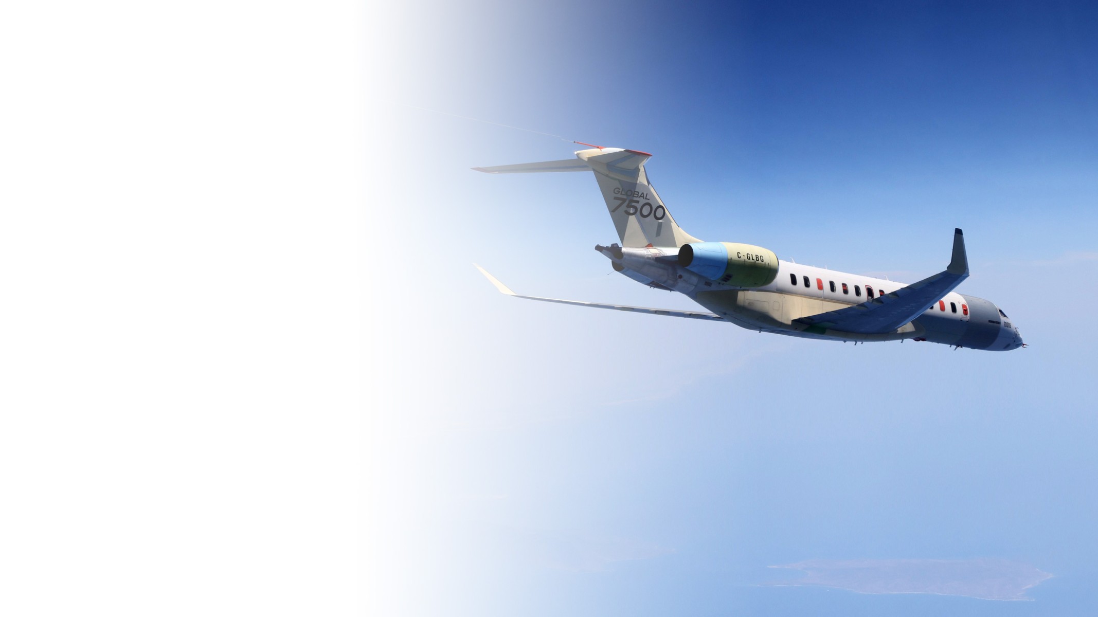 L’avion d’essai FTV5 de Bombardier effectue un vol d’essai supersonique